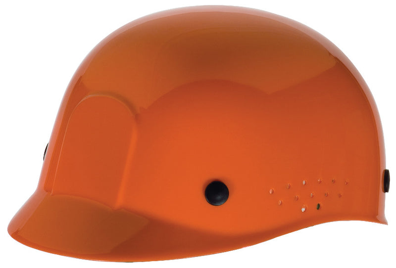 Bump Cap, Orange, w/Plastic Suspension