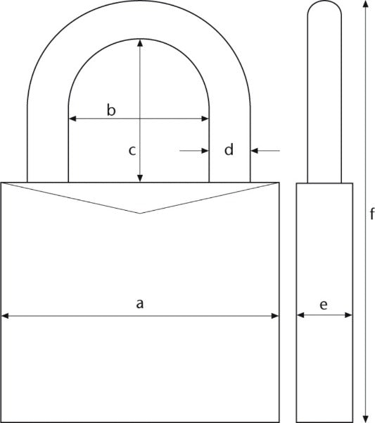 Lockout Safety Padlock Nylon Covered Aluminum 74/40