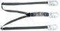 V-Series standard twin-leg adjustable energy absorbing lanyard, 6', Small Snap Hook small snaphooks, CSA Z259.11-17, Lightweight Worker