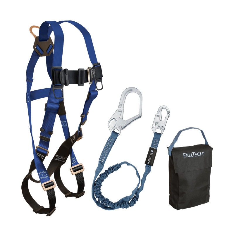 Harness and Lanyard 3-pc Kit Including Small Storage Bag (7015, 82593, 5005P)