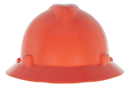 V-Gard Slotted full brim Hat, Orange, w/Staz-On Suspension