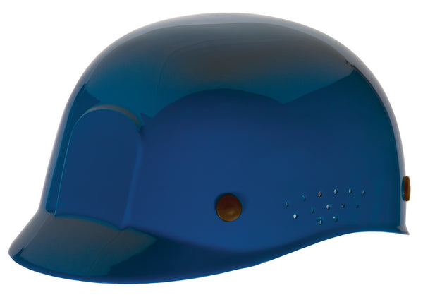 Bump Cap, Blue, w/Plastic Suspension