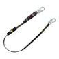 V-Series, High Heat, web, single-leg fixed energy absorbing lanyard, 6',36 c Snaphook small snaphooks