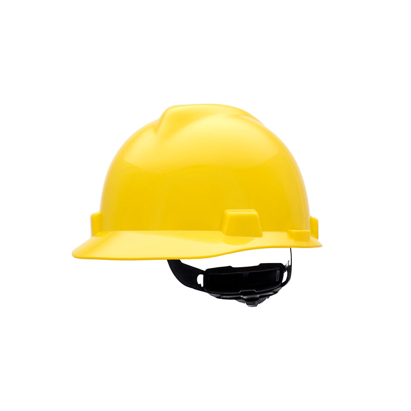 V-Gard Slotted Cap, Yellow, w/Fas-Trac III Suspension