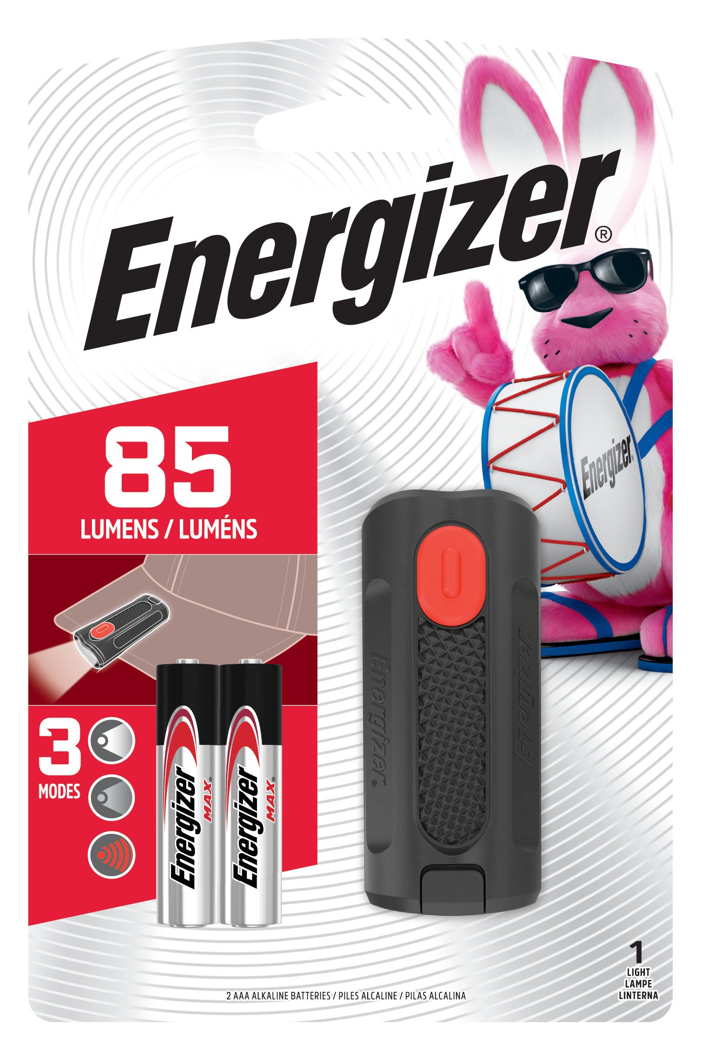 Energizer Cap Light, Flashlight with Hat Clip