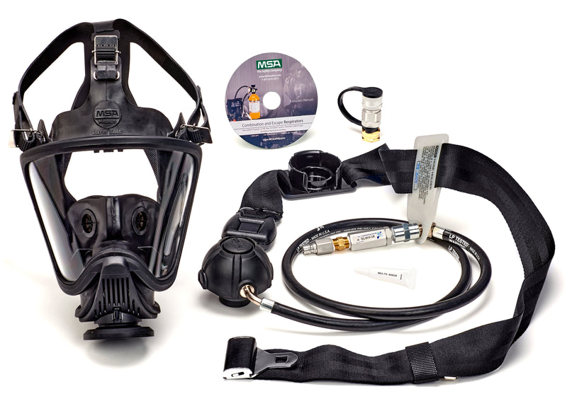 PremAire Cadet Supplied-Air Respirator Complete Assemblies - 42" IP (intermediate pressure), Snap-Tite, Ultra Elite Facepiece